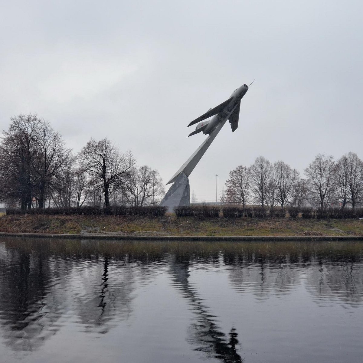 парк авиаторов санкт петербург зимой