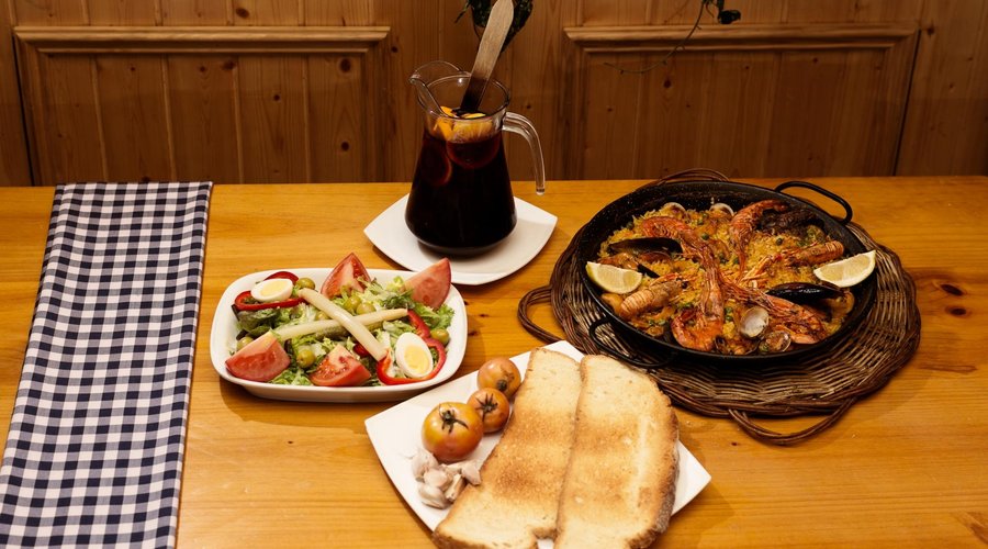 menú paella