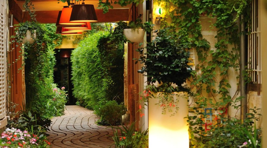 L'entrées des Patios du Marais
