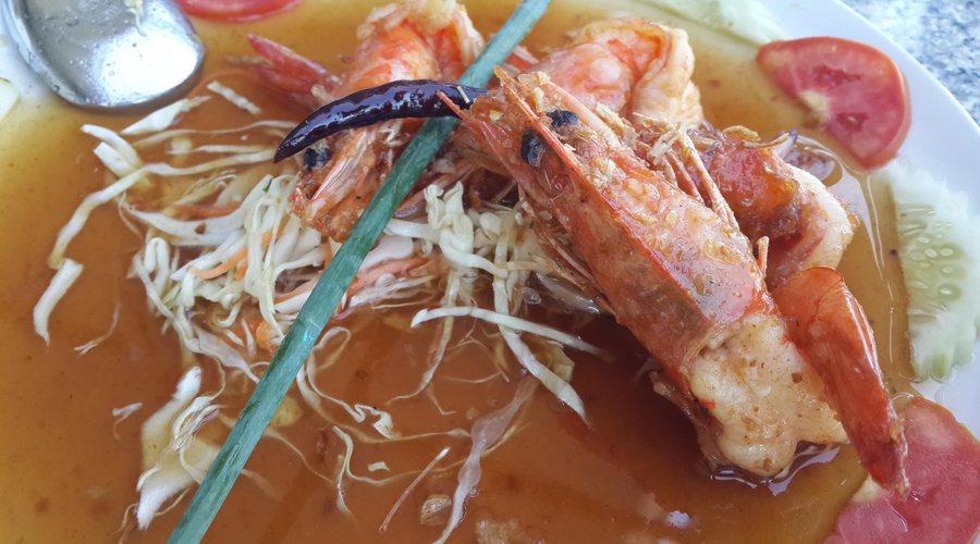 ครัวอิ่มสุข กุ้งซอสมะขาม (ลืมถ่ายตอนเต็มจาน)