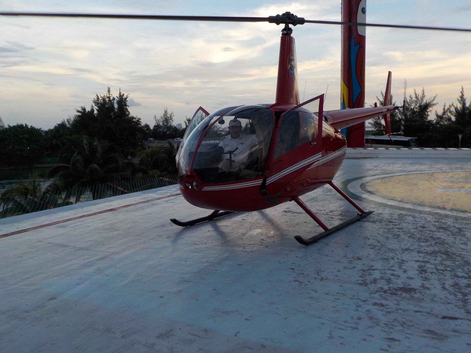 helicopter tour cancun