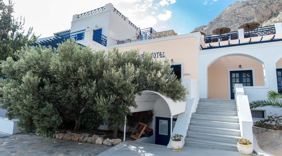 Entrance at the Aegean View Hotel