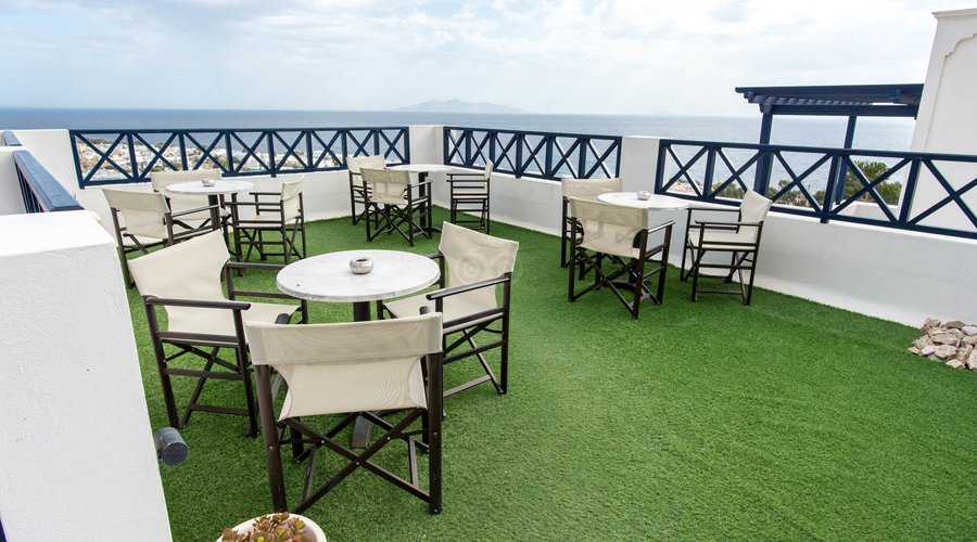 Balcony at the Aegean View Hotel