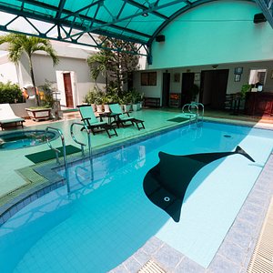 The Pool at the Huong Sen Hotel