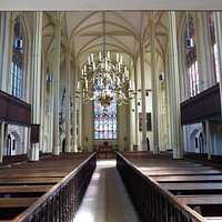 Inside the church