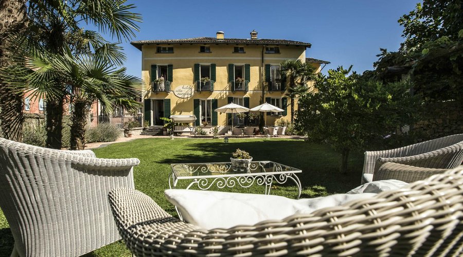 Aussenansicht Romantik Hotel Villa Carona