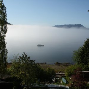 Vue depuis la salle du petit déjeuner