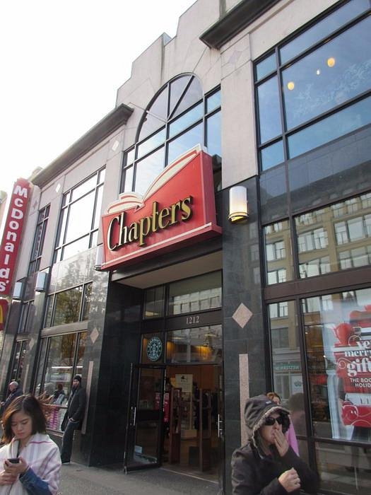 Chapters is one of the best places to shop in Vancouver