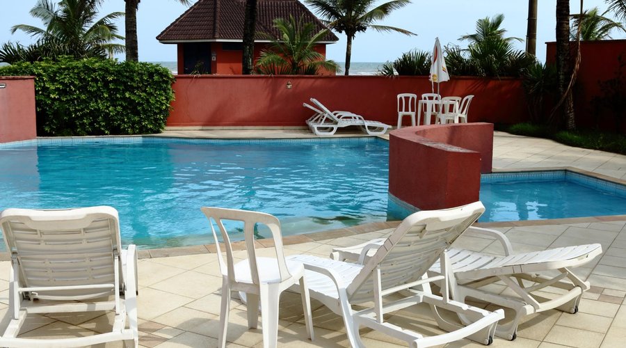 A bela piscina