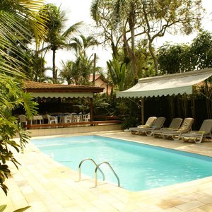área de piscina e lazer