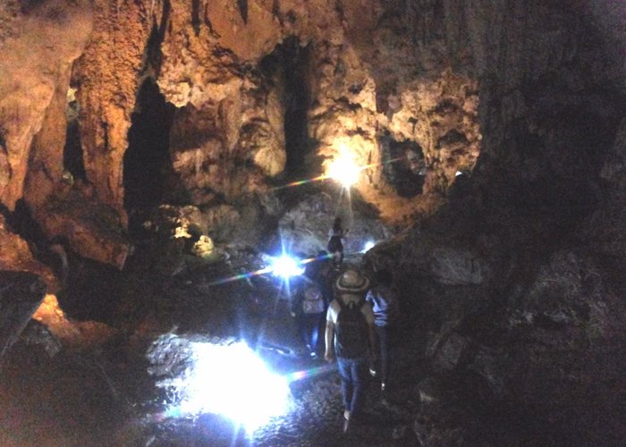 the path to the destination of Dark Cave