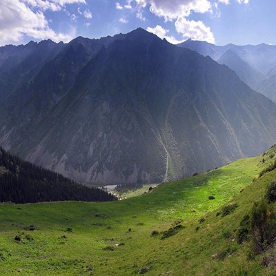 From the right hill of Ak-Say Valley