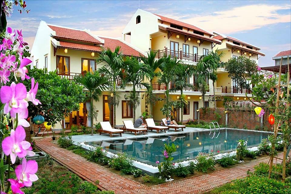 Villa Orchid Garden Riverside, hotell i Hoi An