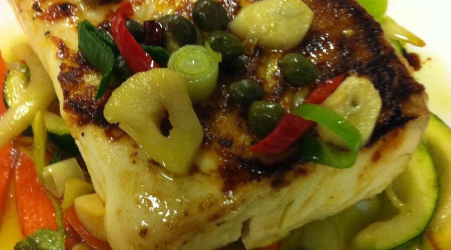 norwegian fish with a twist of mediterranean style...