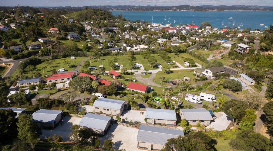 Birds eye view of the park