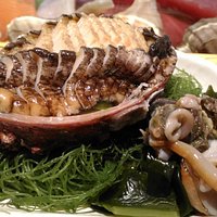 アワビ刺し