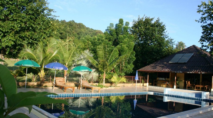swimming pool at the resort