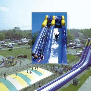 Overhead view of the Playground Area
