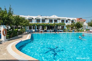 Garden Hotel in Rhodes, image may contain: Hotel, Resort, Villa, Pool