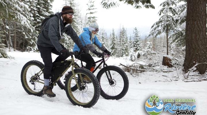 Fatbike - Parc régional de la rivière Gentilly
