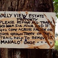 Sign at the bottom