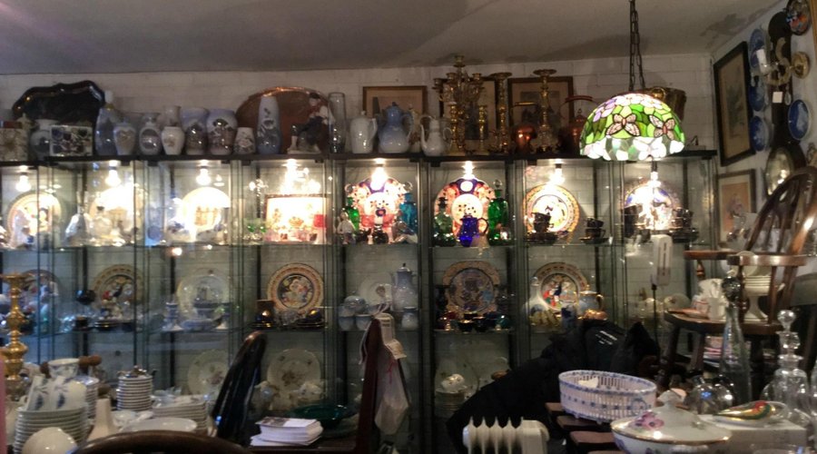 Small and quaint antique shop right by Tivoli and Glyptoteket