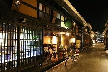 冬の舩坂酒造店