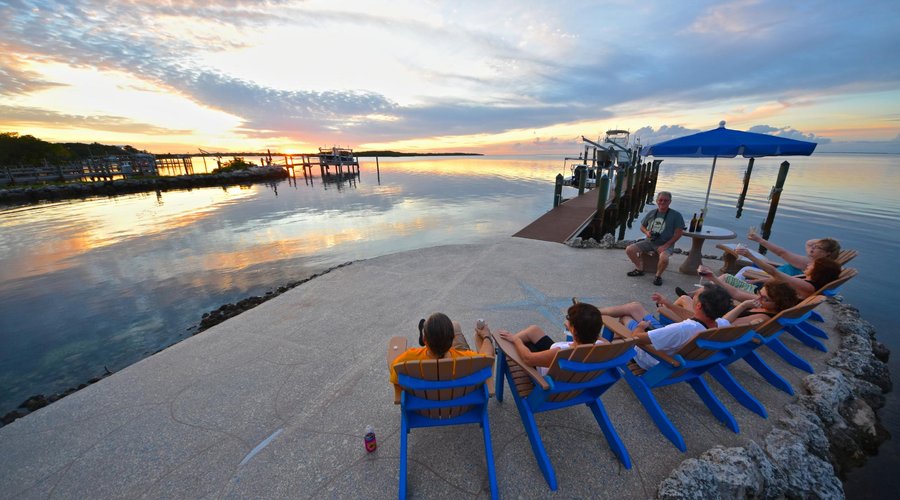 Great sunset viewing from pier!