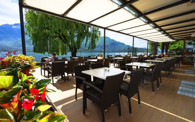 Terrace by the lake