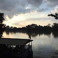 Entardecer no parque
