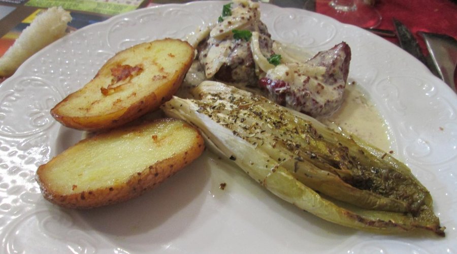 légumes accompagnement noix de joue de porc confite