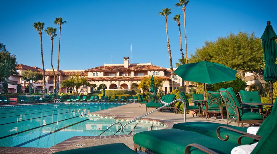 Relax in our heated pool