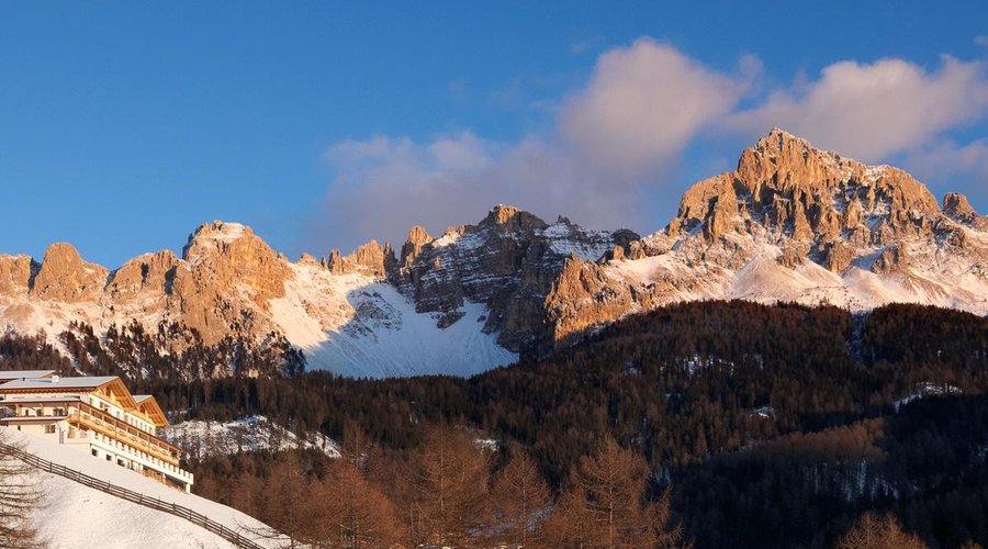 Skifahren in Obereggen- Aussicht