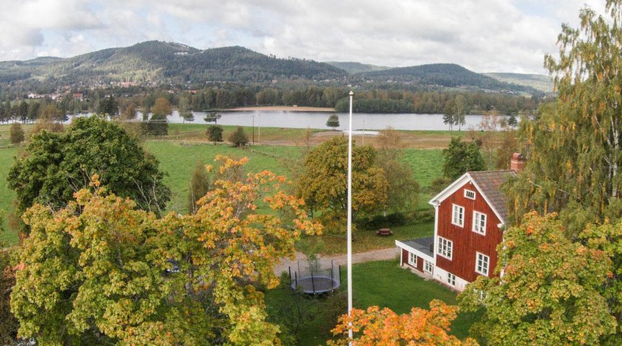 Solåker Järvsö, vid Ljusnan i byn Kåsjö
