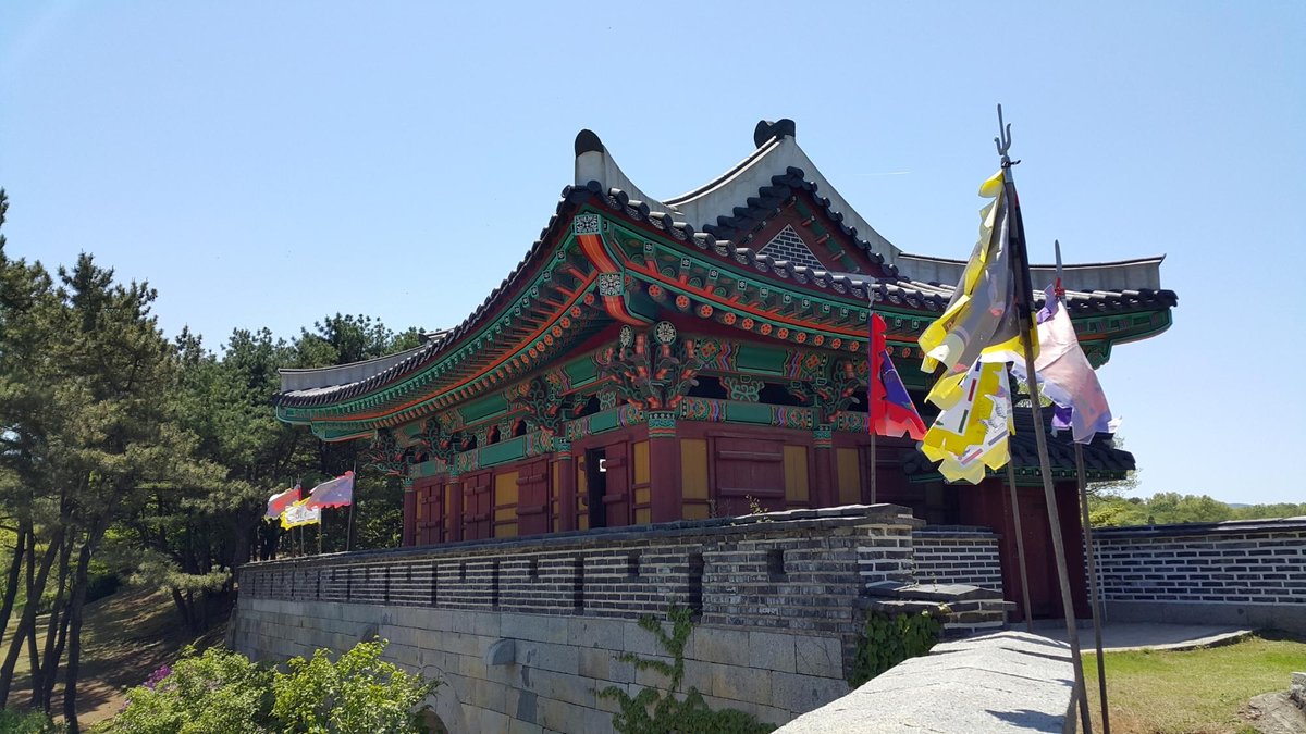 Gwangseongbo Fortress, Part of the Gwangseongbo Fort, Later Named Anhaeru,  Meaning Peaceful Sea, Ganghwa South Korea Stock Image - Image of ganghwa,  island: 247113699