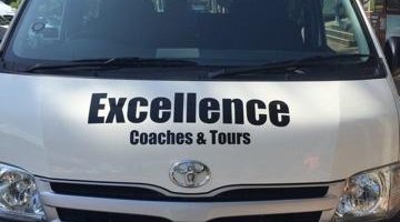Excellence Coaches & Tours front of bus