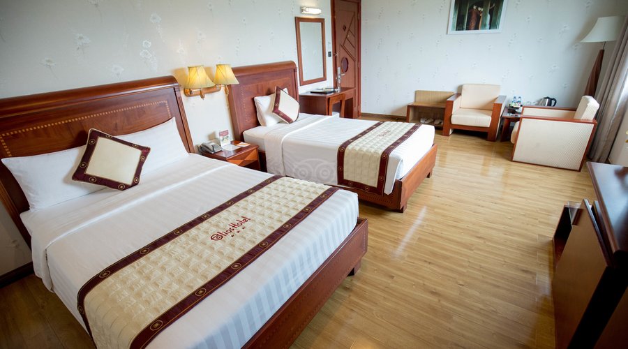 The Grand Deluxe Room at the Elios Hotel