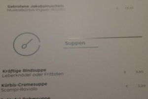 Speisekarte