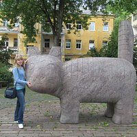 Скульптура "Кот"