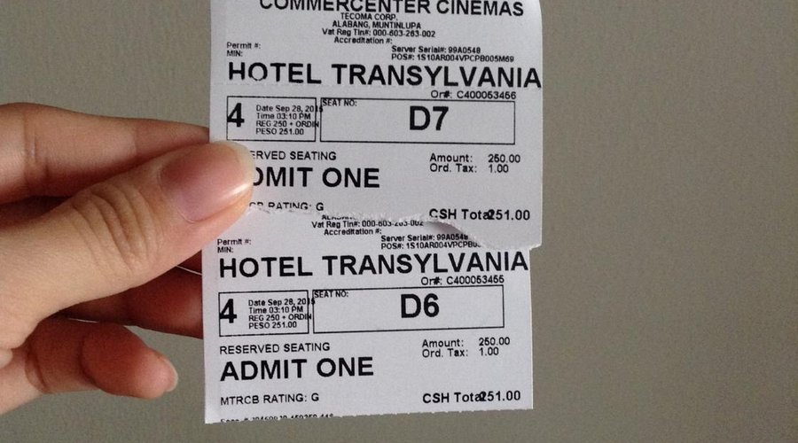 Movie tickets