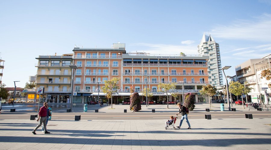 Street at the Hotel Principe Palace