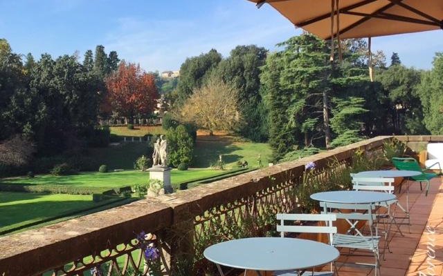 Overlooking the largest private garden in Florence