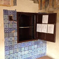 The window (turnstile) through which you talk to the nuns