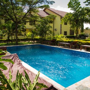Altezza Lodge in Moshi, image may contain: Resort, Hotel, Villa, Pool