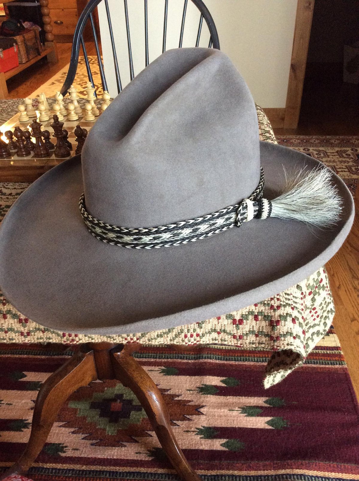 Crystal Springs resident makes western-style felt hats for customers