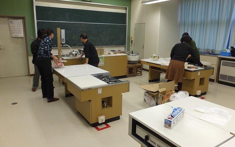 家庭科室で自炊もできます