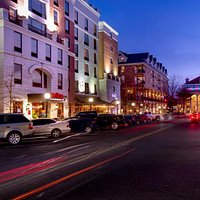Downtown Gainesville at night