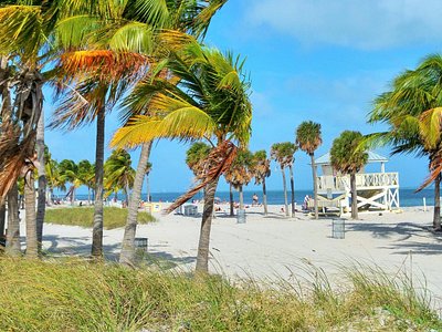 Key Biscayne Beach near Miami - The Barrier Island's Main