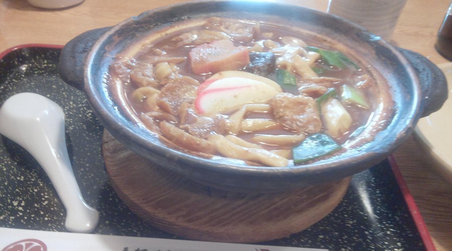 あつあつの味噌煮込み