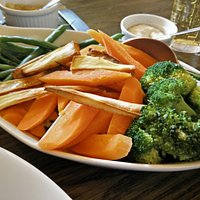 Sunday Roast - Shared plate of veg